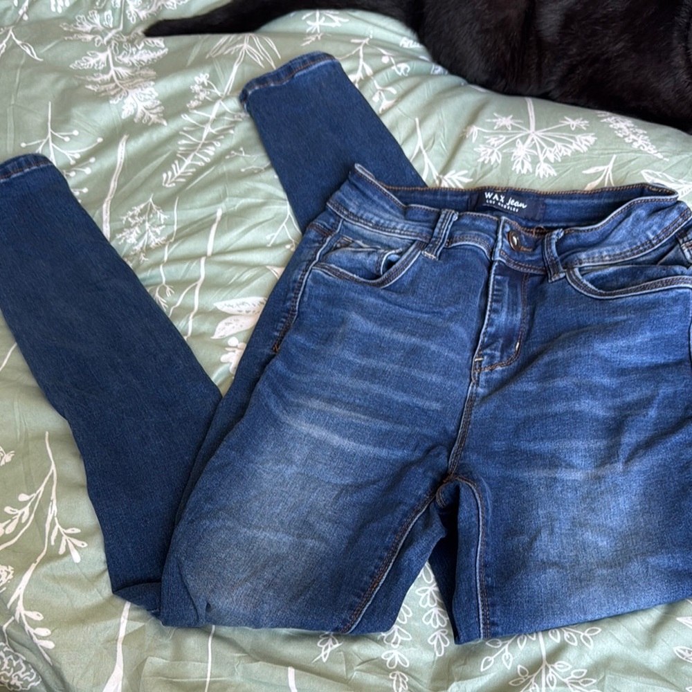 Wax Jean Women's Dark Blue Skinny Jeans